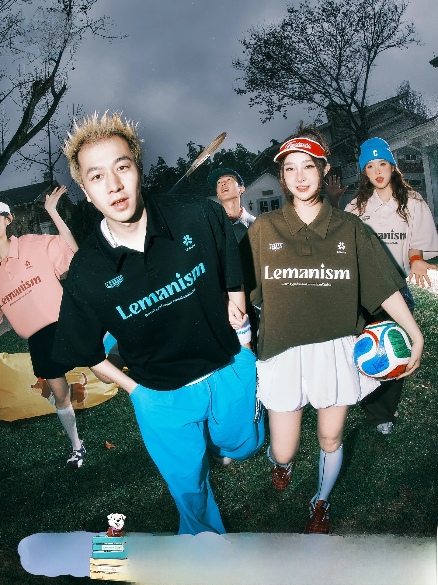 

Футболка Lemanism в американском стиле, модная, с воротником, с коротким рукавом, свободного кроя, унисекс, летняя, новая, для пар, хлопок, полиэстер