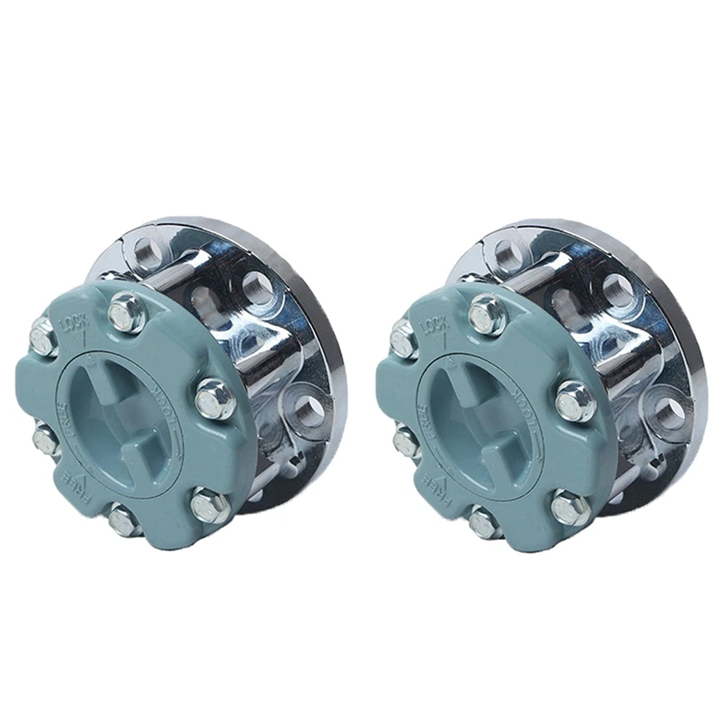 

2X Free Wheel Locking Hub Manual Lock 28 Teeth MB886389 For MITSUBISHI Pajero Montero Triton Pick Up L200 4X4 L300 4X4