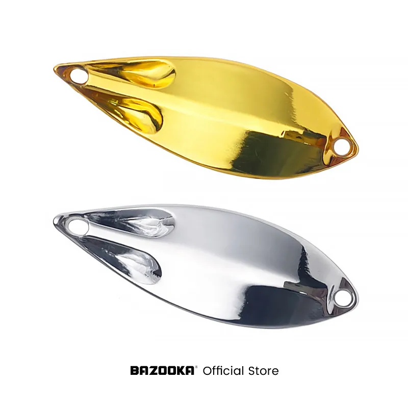 Bazooka VIB Spinner – Kit de señuelos dorados para trucha - imagen 5