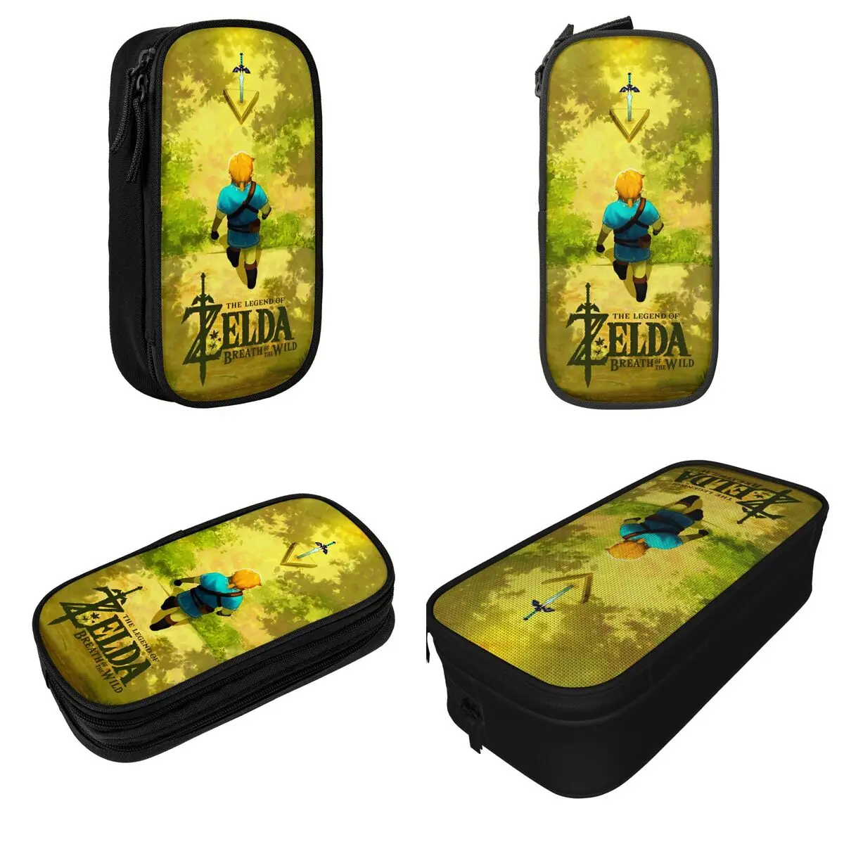 Imagem -02 - Jogo Zeldas Legend Pencil Cases Pen Box Bolsa para Meninas e Meninos Grande Capacidade Presentes de Escritório