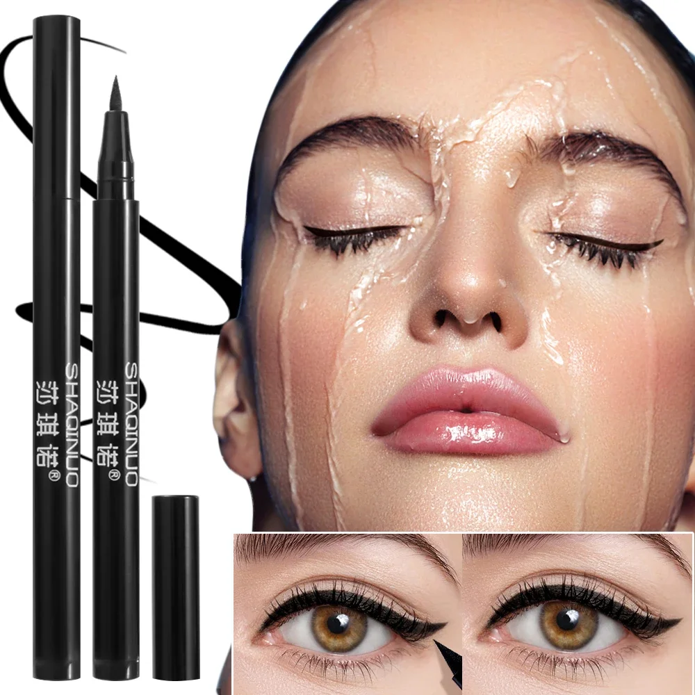 Eyeliner liquido nero a lunga durata matita per Eyeliner impermeabile asciugatura rapida non Bloom Eyeliner naturale penna liquida strumenti cosmetici