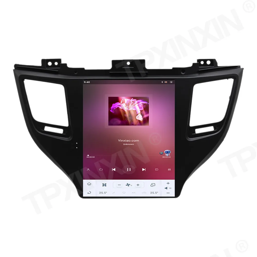 Qualcomm Tesla Screen For Hyundai Tuscon 2015-2019 Android 11 Car Multimedia Player GPS Navigation Audio Radio Stereo Head Unit