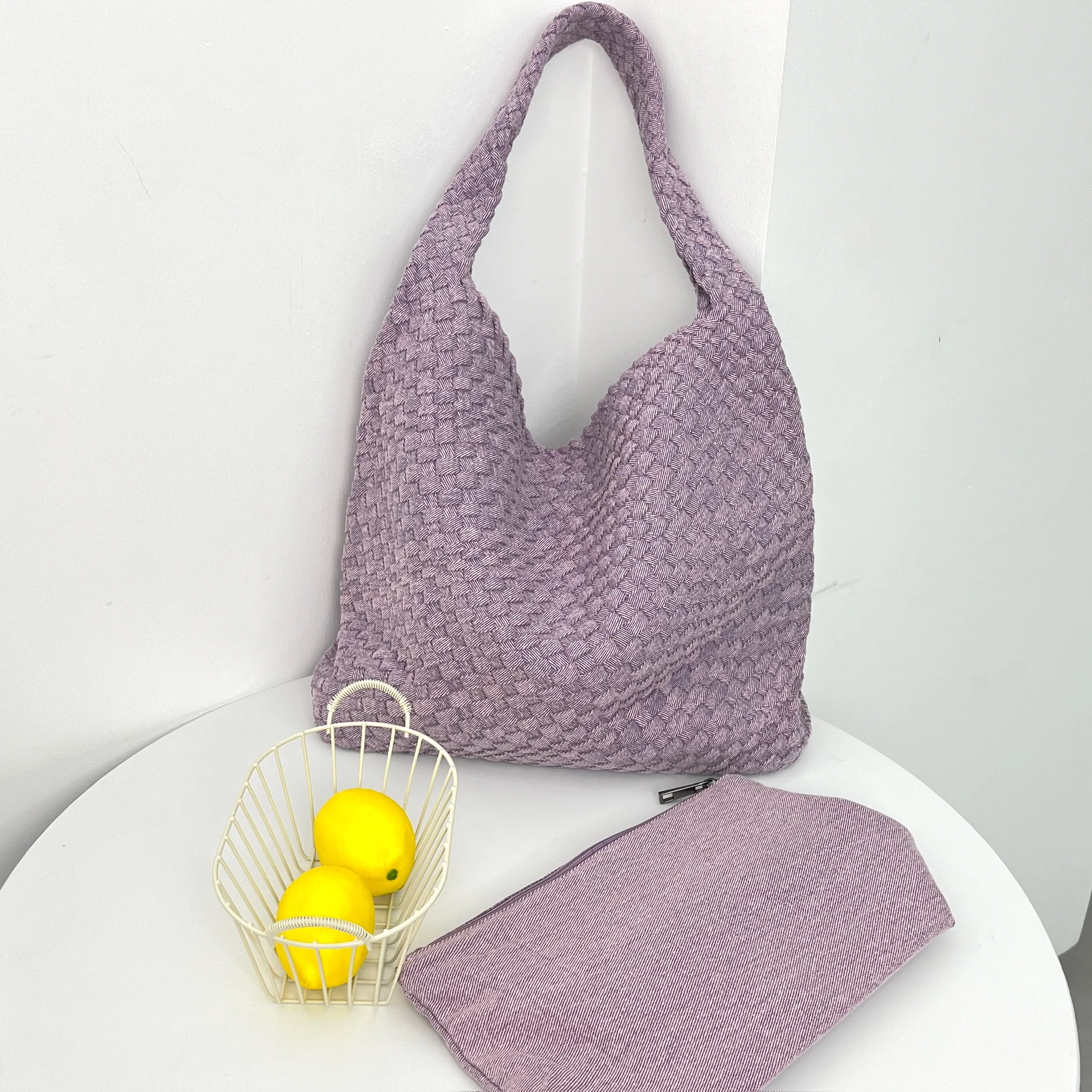 

Luxury Women's Soft Versatile Woven Tote Handbag Crossbody Fashion Unique Original Women's Shoulder Bag