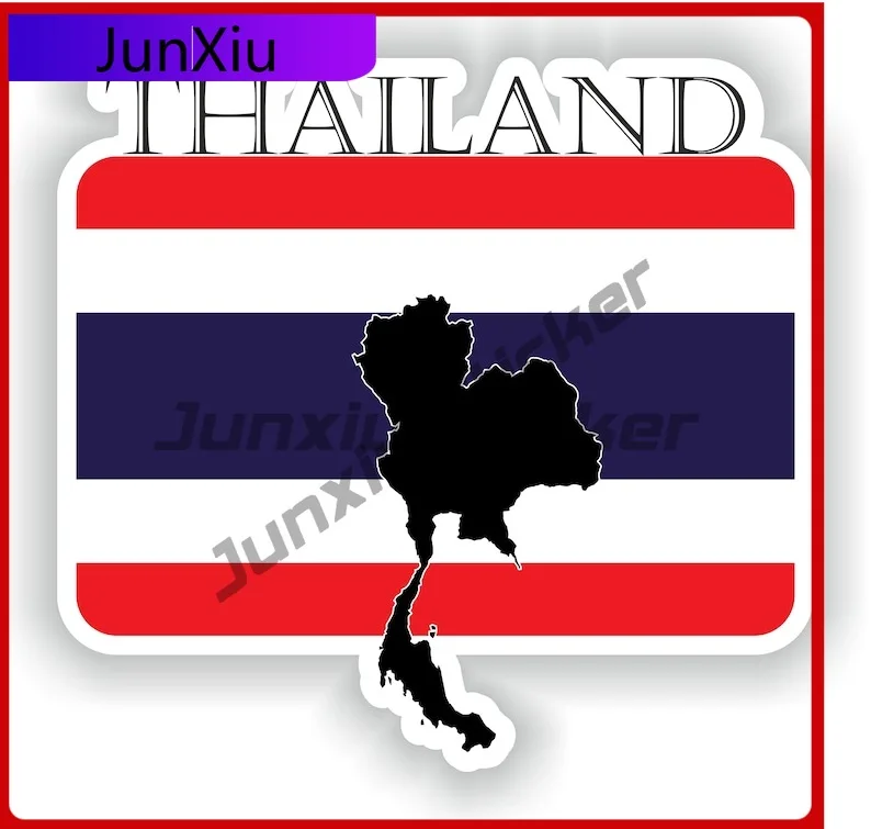 

Thailand Pattern Cool Bumper Anti Scratch Sticker Decoration UV Emblem Car Motorcycle Cute National Accessory Anime Boat Scratch