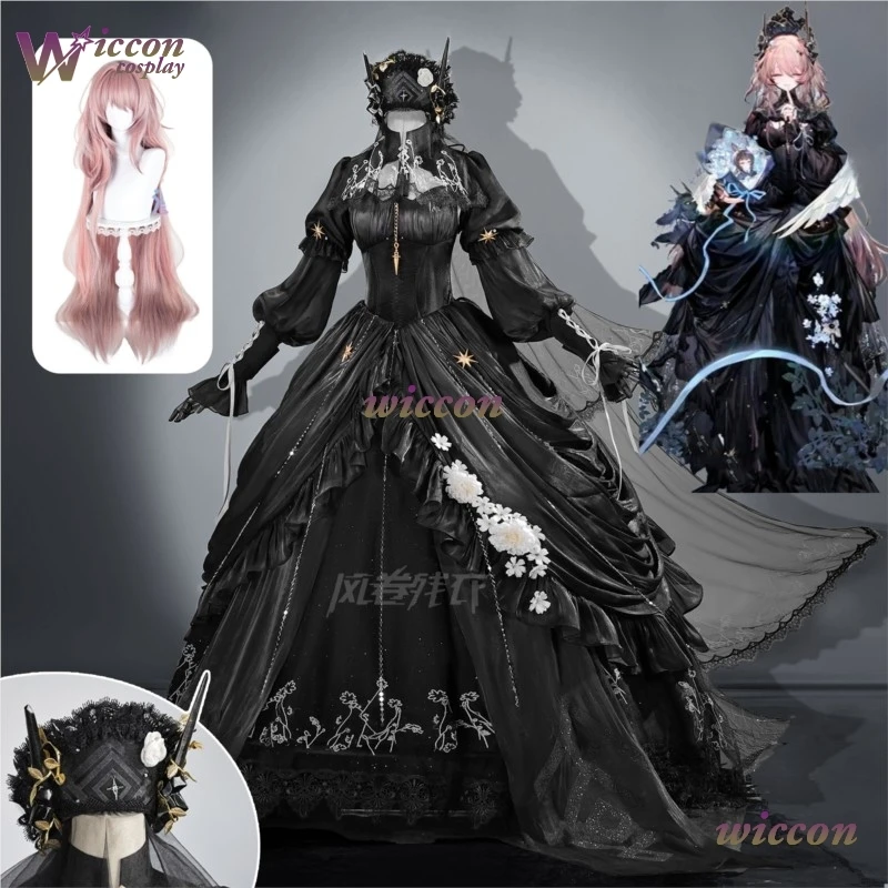 yum-jeu-archevaliers-theresa-civilight-eterna-cosplay-costume-retro-punk-jirai-kei-robe-couronne-femmes-halloween-costumes-noir