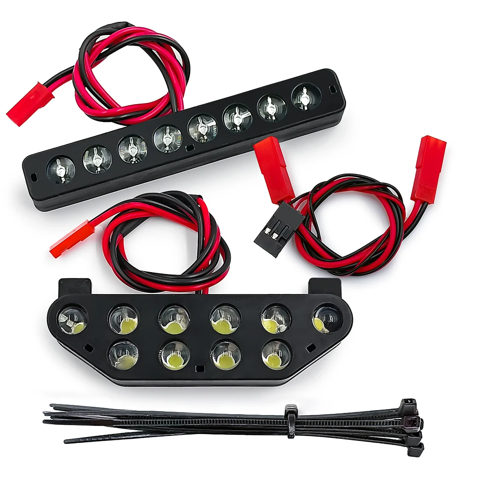 AXSPEED Simulation Headlight & Taillight Roof Lights LED Lights Set for 1/5 DBXL 1.0 4WD Gas Buggy RTR RC Truck Upgrade Parts