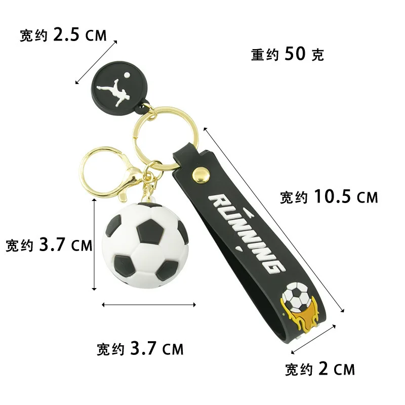 Hot Selling No.10 Star Pop Voetbal Rugzak, Auto Sleutelhanger, Voetbal Sport Herdenkingshanger, Gepersonaliseerde Accessoire Cadeau