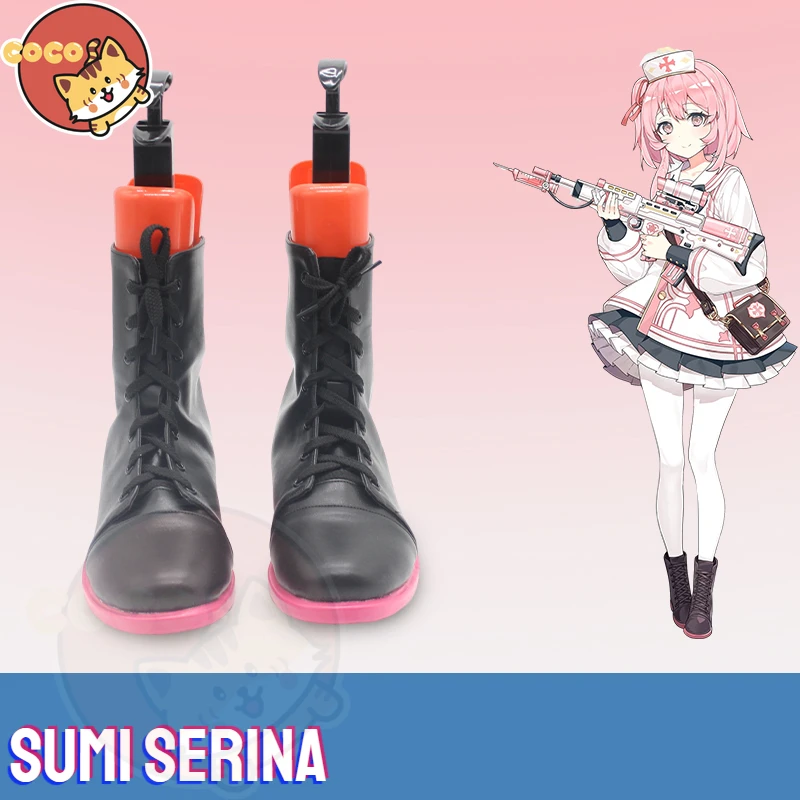 

Sumi Serina Cosplay Shoes Game Blue Archive Sumi Cosplay Serina Shoes Black Boots Unisex Role Play Any Size Shoes CoCos