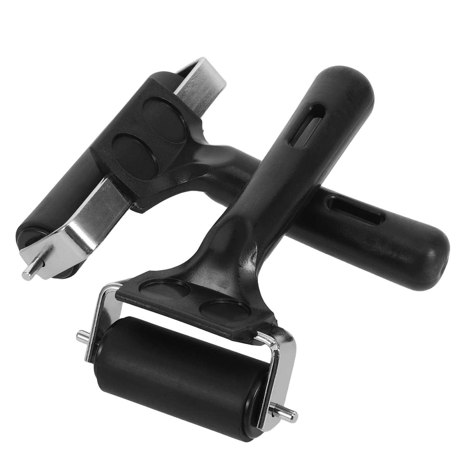 

2pcs Ink Woodworking Glue Roller Stamping Craft Rubber Stamping Tool Woodworking Glue Rubber Brayers