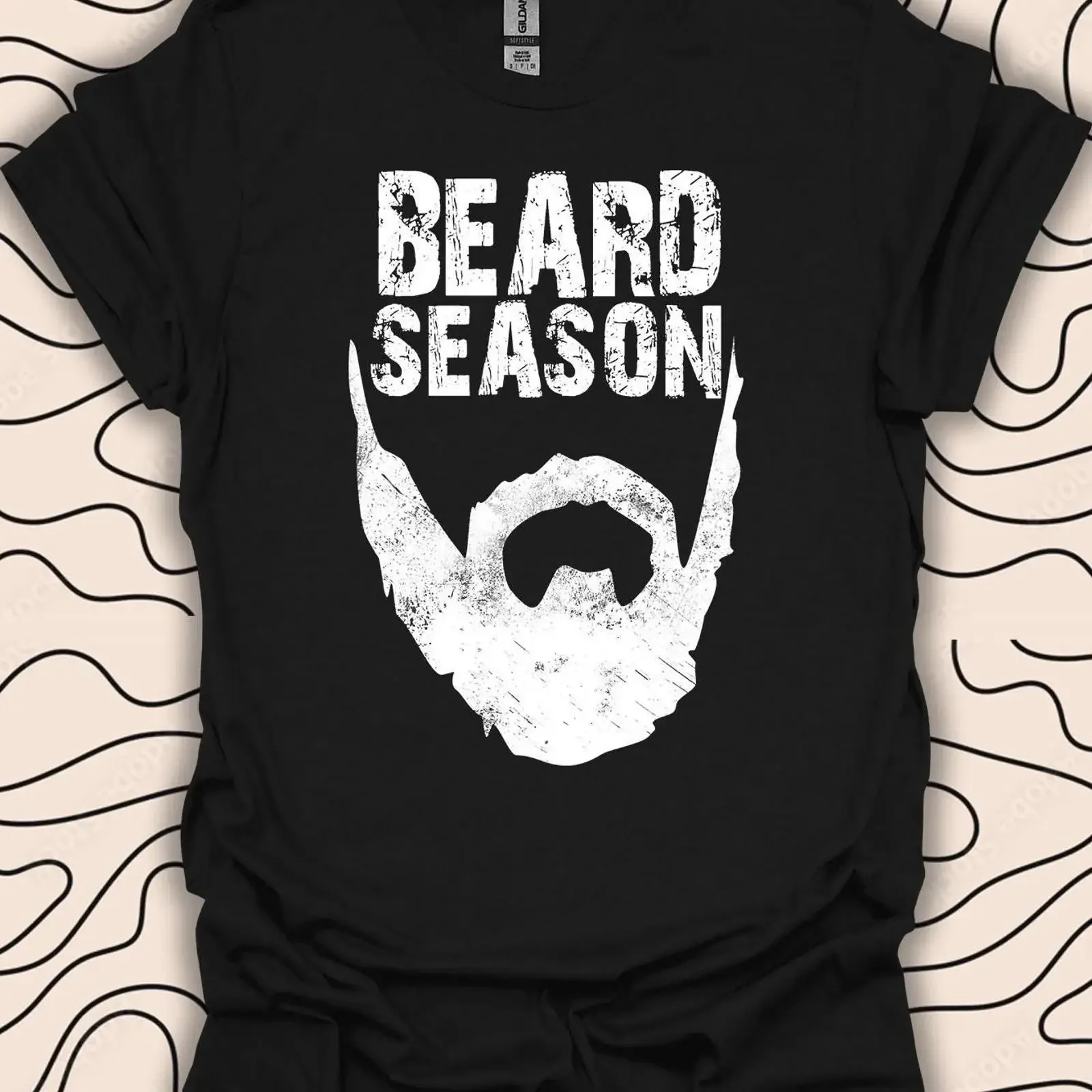 Beard Season T Shirt Funny Bearded Men s Movember Women 1475PC vintage Washed Stylish Stretched designer clothes