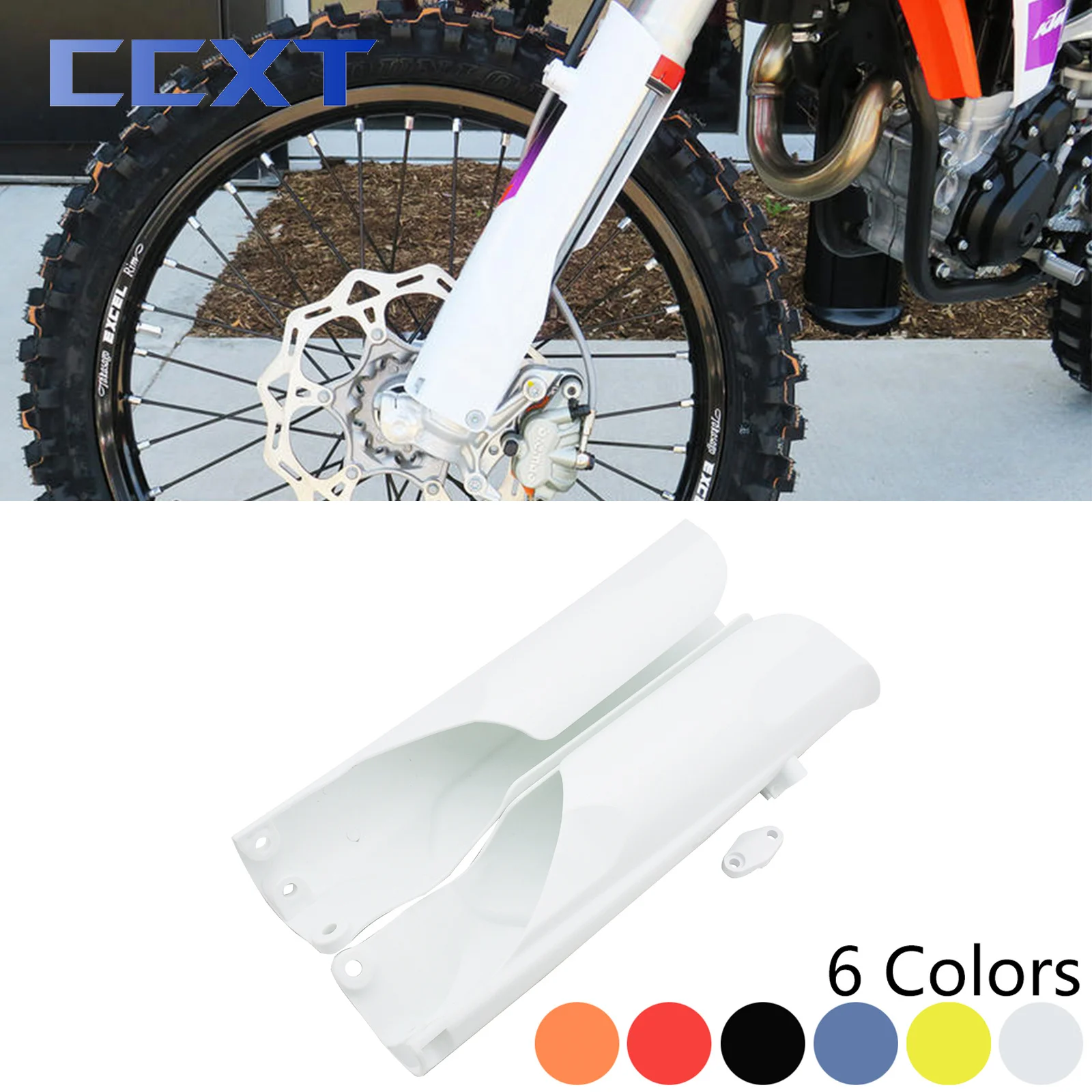 Motorcycle Fork Cover Shock Absorber Wrap Cover Guard Protector For KTM XC XCF XCW XCFW SX SXF EXC EXCF 125-500 2016-2023 2024