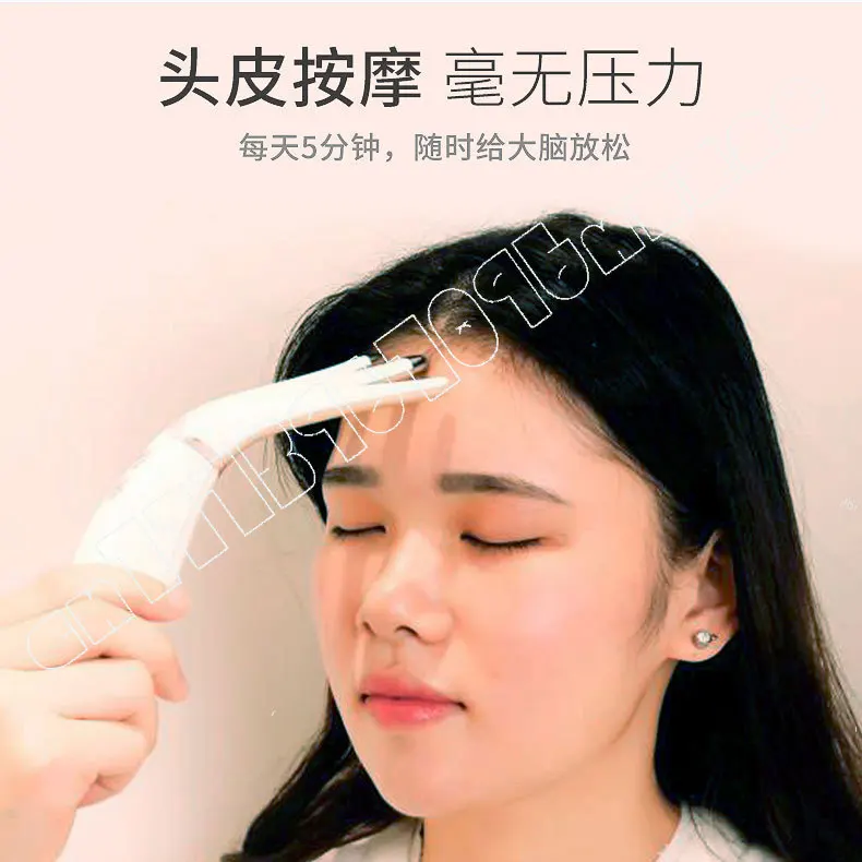 Rechargeable New Mini Massager, Multi-functional Heating Massager, Head Electric Portable Massage Comb for Men and Women