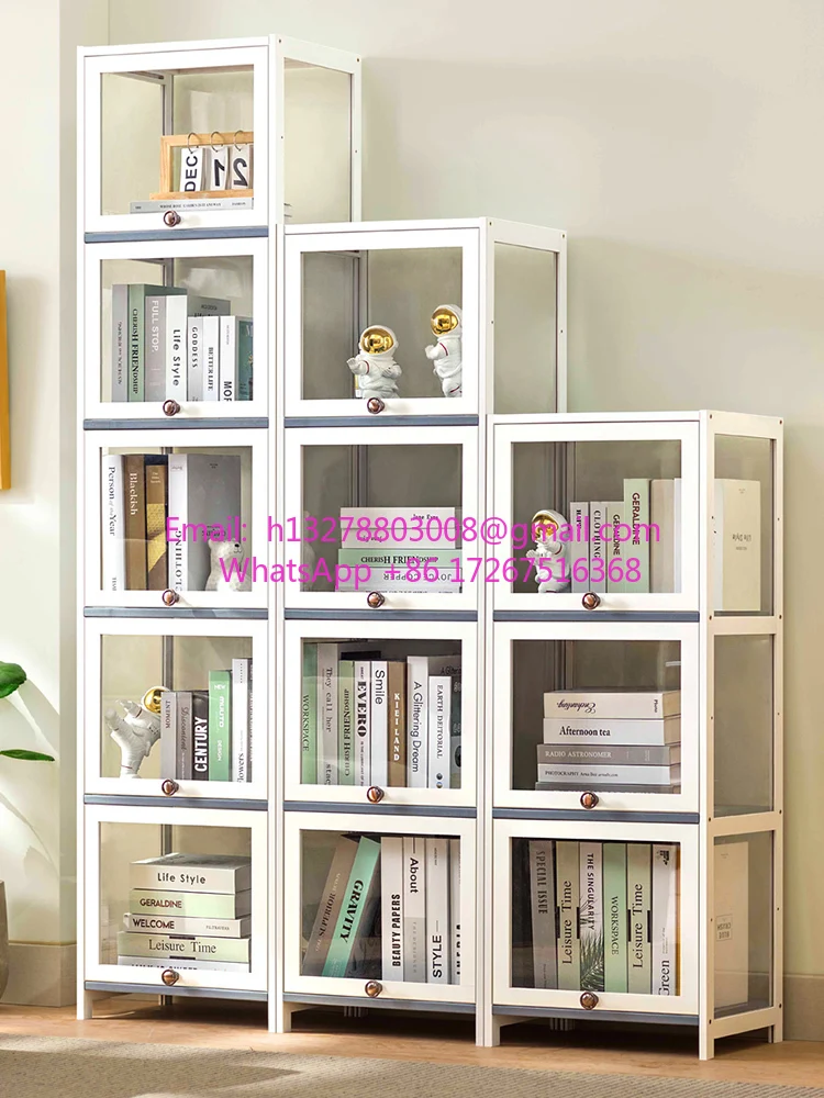 

Floor-to-ceiling bookcase Home shelf Living room Children's multi-layer storage cabinet Office Simple Internet celebrity wall
