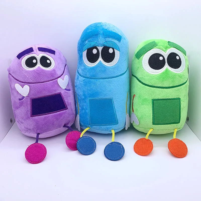 3 Stuks 21Cm Schattige Storybots Knuffels Cartoon Anime Engelse Liedserie Pop Zacht Gevulde Educatie Peluche Speelgoed Voor Kinderen Cadeau