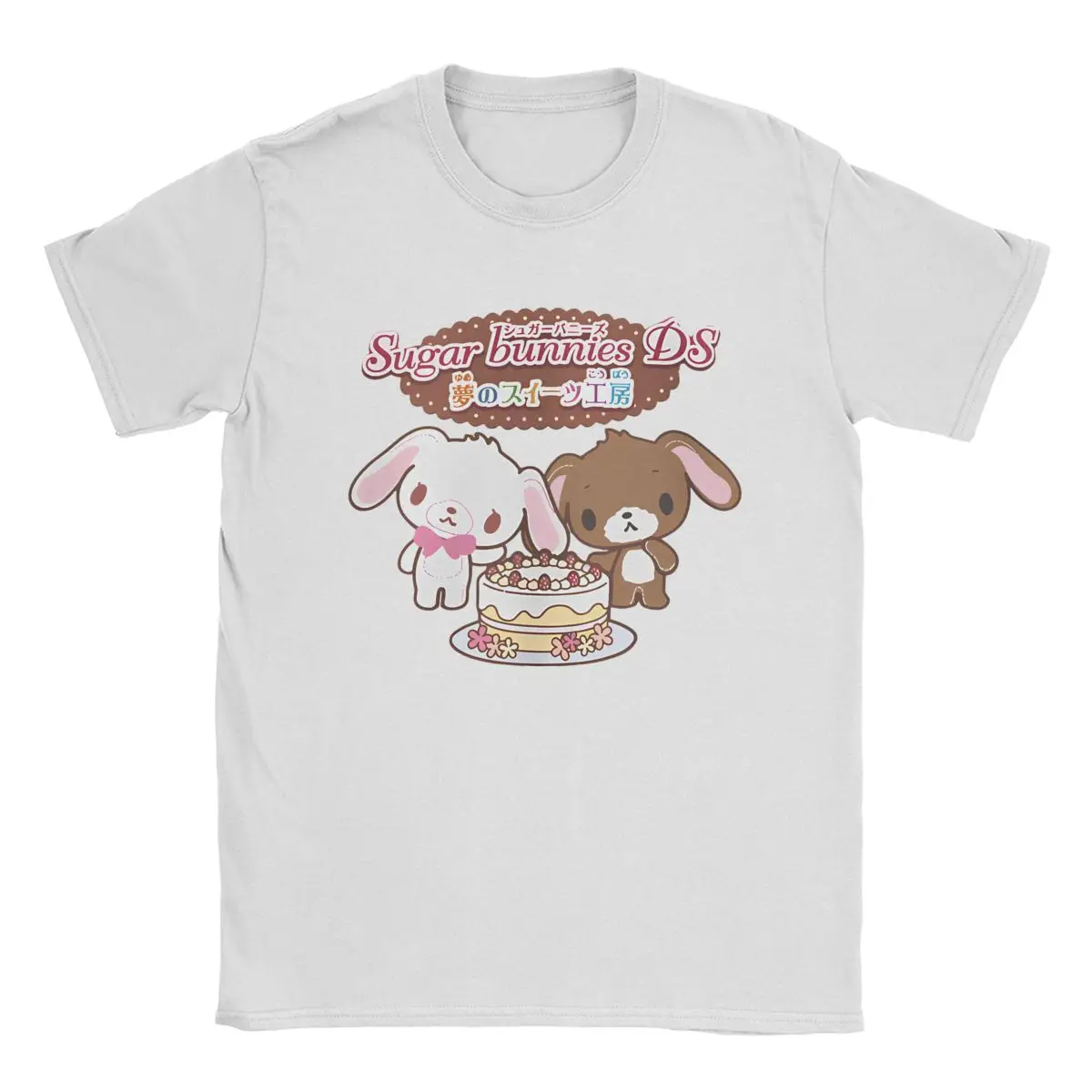 Sugarbunnies Cutecore Jojifuku Shirousa And Kurousa Sugar Bunnies T Shirt Cotton Funny T-Shirt Clothes Plus Size