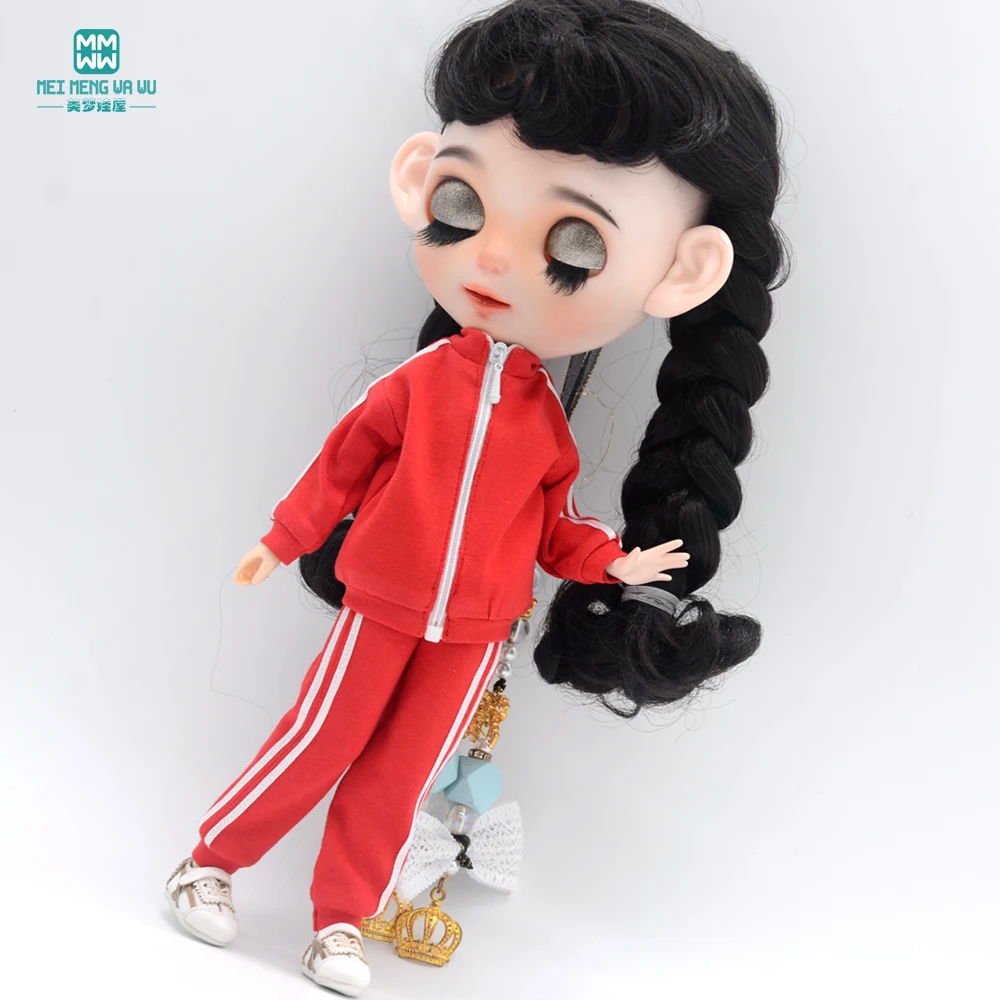 Blyth Clothes Azone OB22 OB24 Doll Accessories Fashion Sportswear Matching Pants Toy Gifts