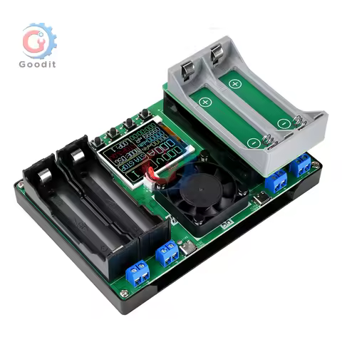 18650 21700 Type-C 4Channel Battery Capacity Tester LCD Display MAh Lithium Digital Battery Detection Module For Battery Testing