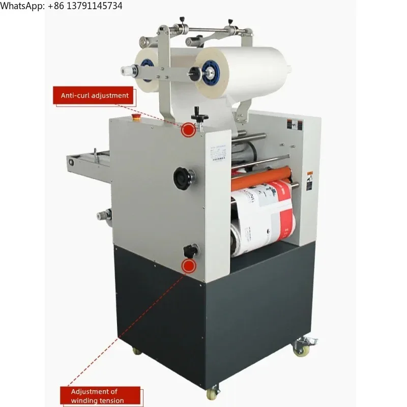 Upgrade Heavy-duty Hydraulic Laminating Machine 400FY Automatic Laminating Machine Album Cover Self-adhesive Laminating Machine