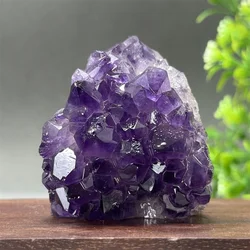 Natural High Quality Crystal Cluster Amethyst Geode Mineral Specimen Home Decoration Reiki Healing Meditation Witchcraft Wealth