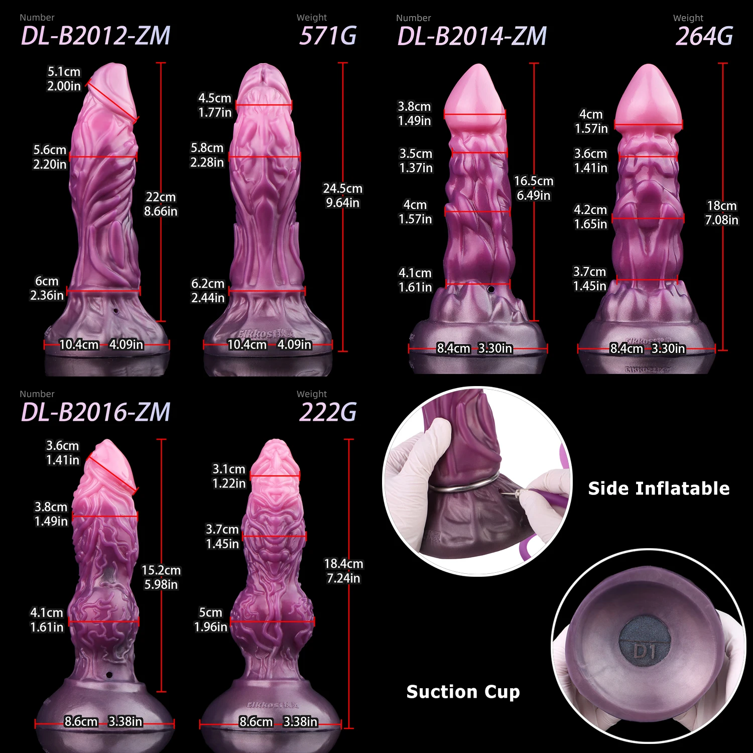 Elkkost xxl grande monstro inflável dragão vibrador fantasia nó pênis com espessura ajustável dilatador anal brinquedos adultos para mulher