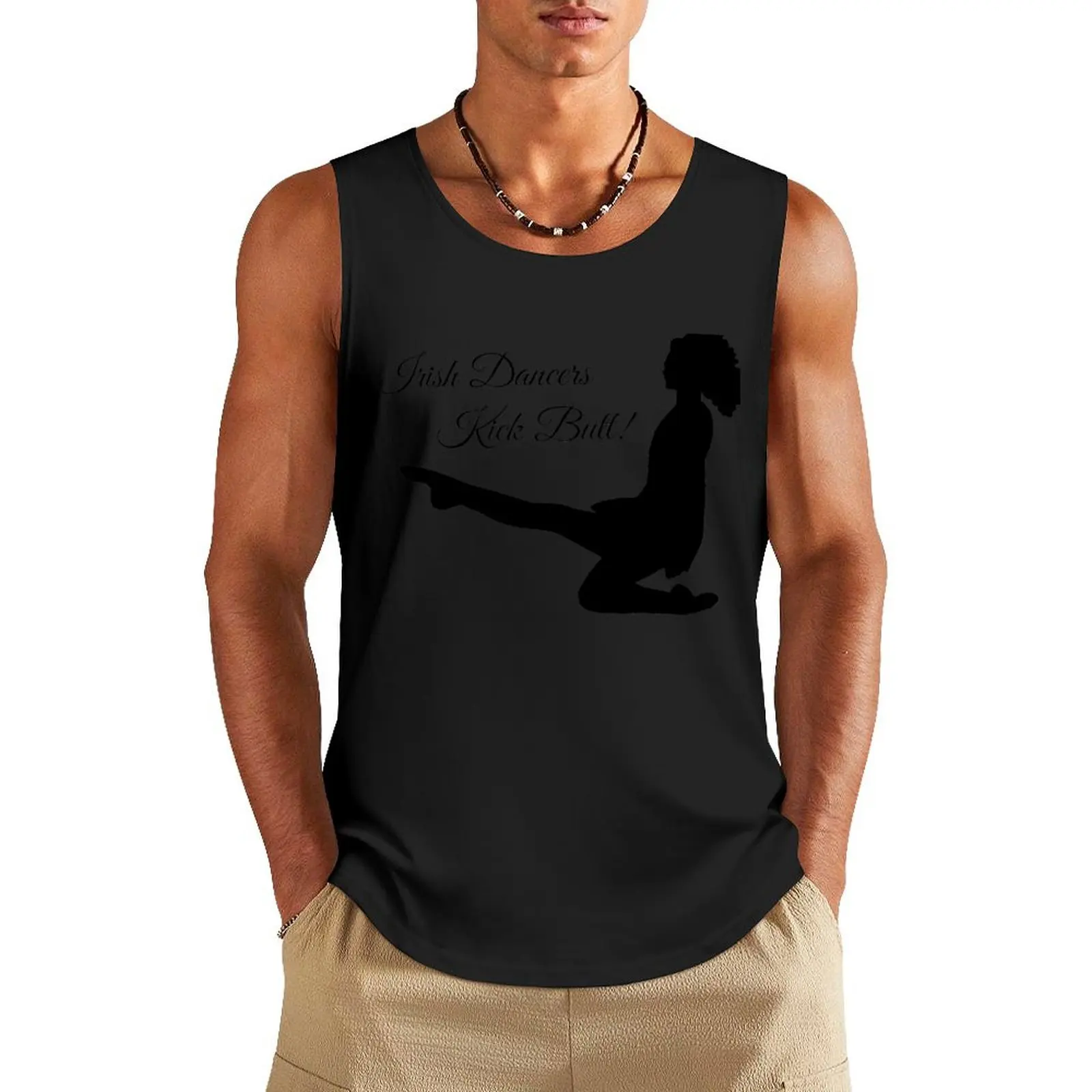 Irish dancers kick butt Tank Top Sleeveless men sleeveless man shirts basketball clothing Top