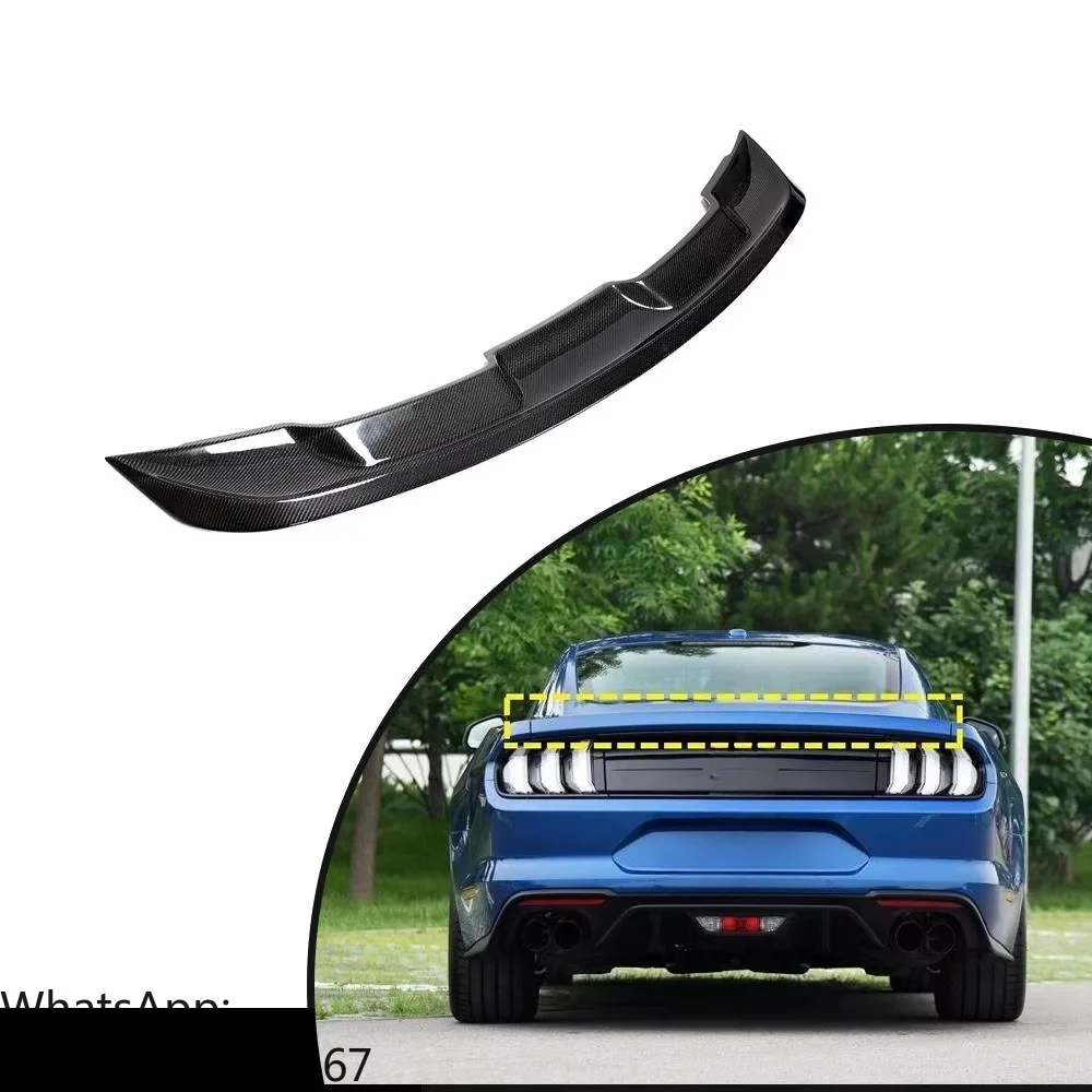 

GT500 Carbon Fiber Wing Trunk Spoiler for Ford Mustang GT350 Coupe 2-Door 2015-2020