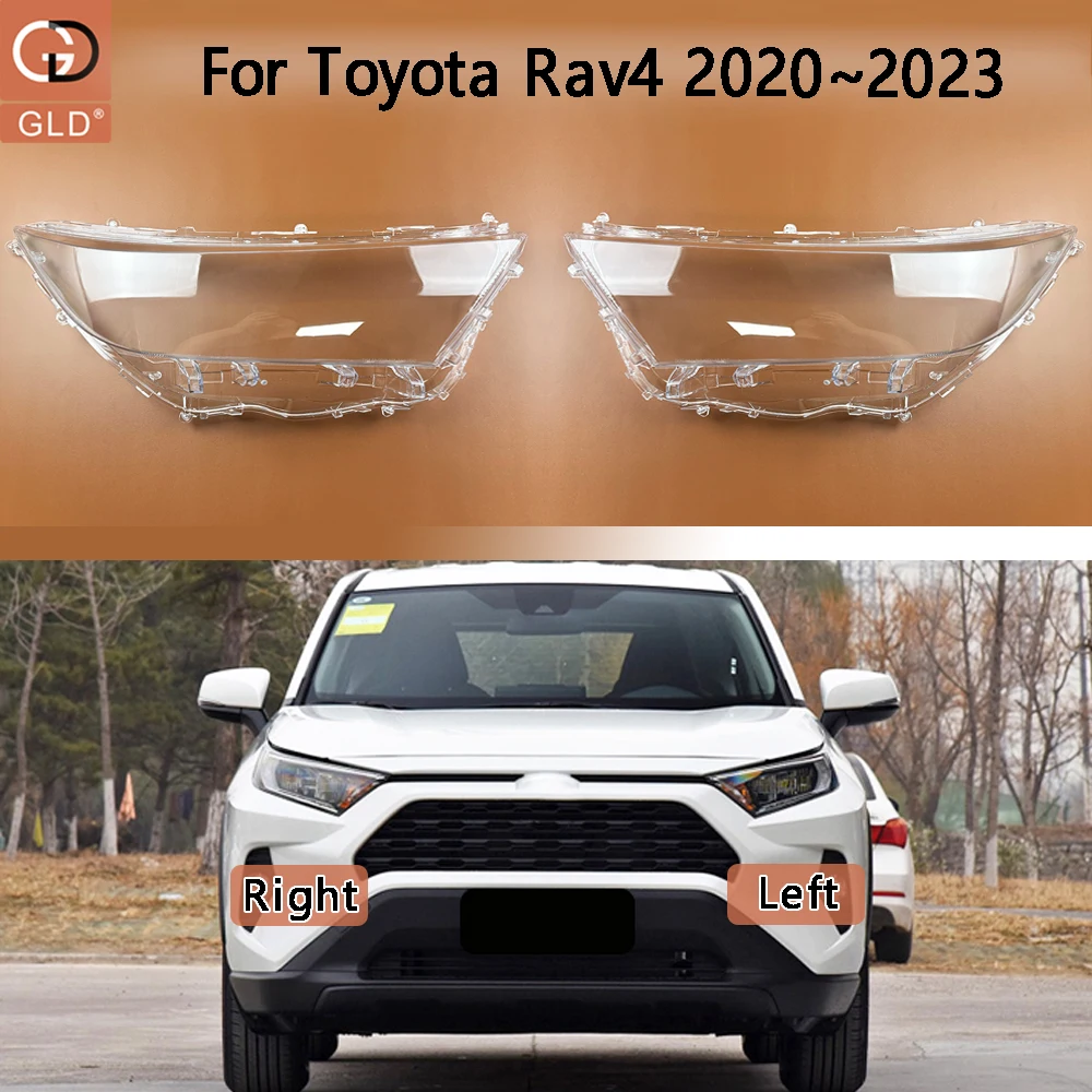 

Car Accessories Headlight Lens Cover Headlamp Shell Lampshade Transparent Shade Mask Glass For Toyota Rav4 2020 2021 2022 2023