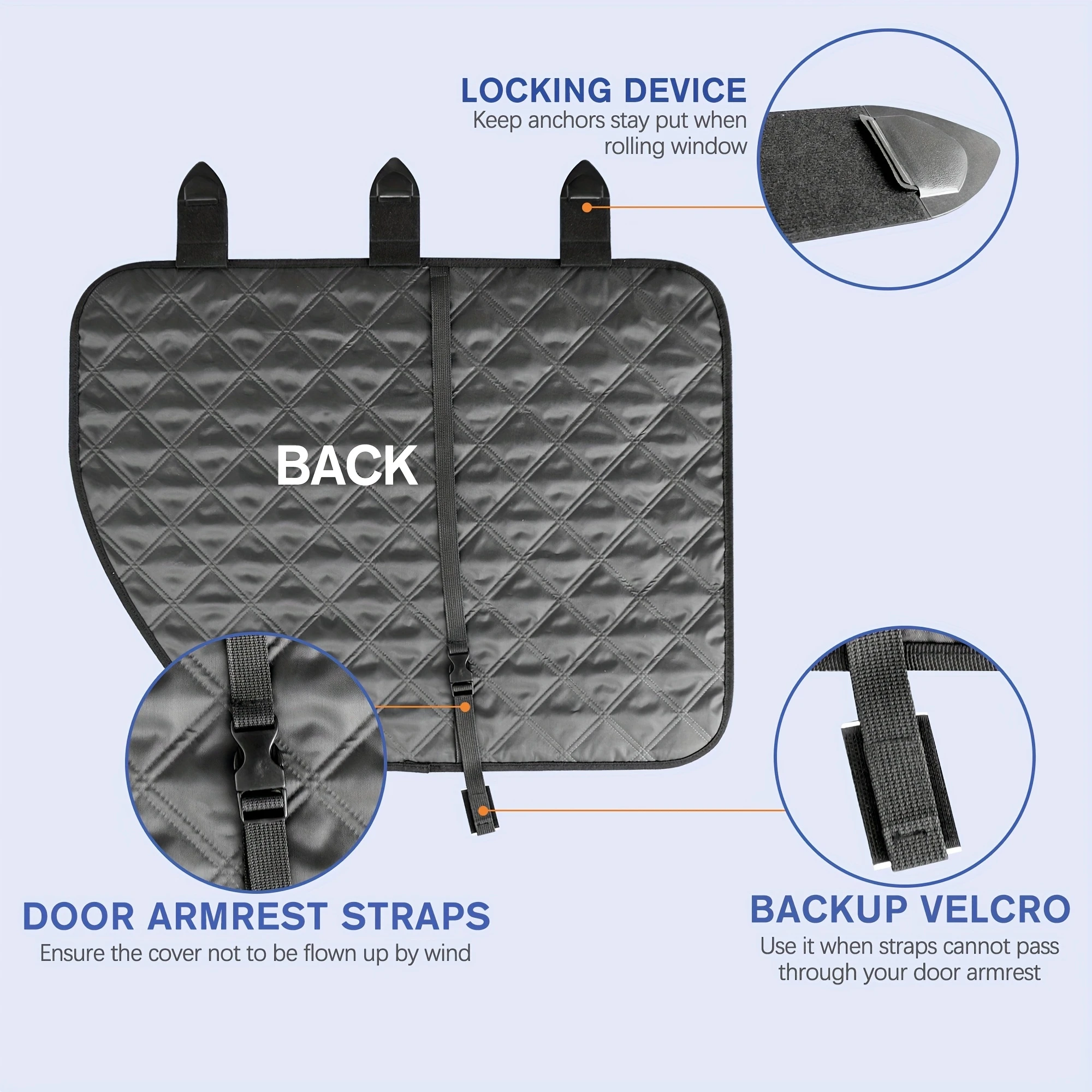 Pet Dog Car Door Cover To Prevent Scratches Car Door Cover Anti Scratch Vehicle Door Protector Guard for Car Doors Dogs Claws