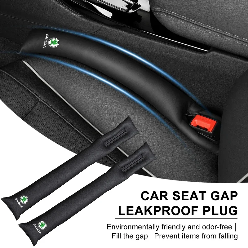 Car Seat Gap Filler Side Seam Plug Strip Leak-proof Filling Strip For Skoda Octavia Kodiaq Fabia Rapid Superb A5 A7 Kamiq Karoq