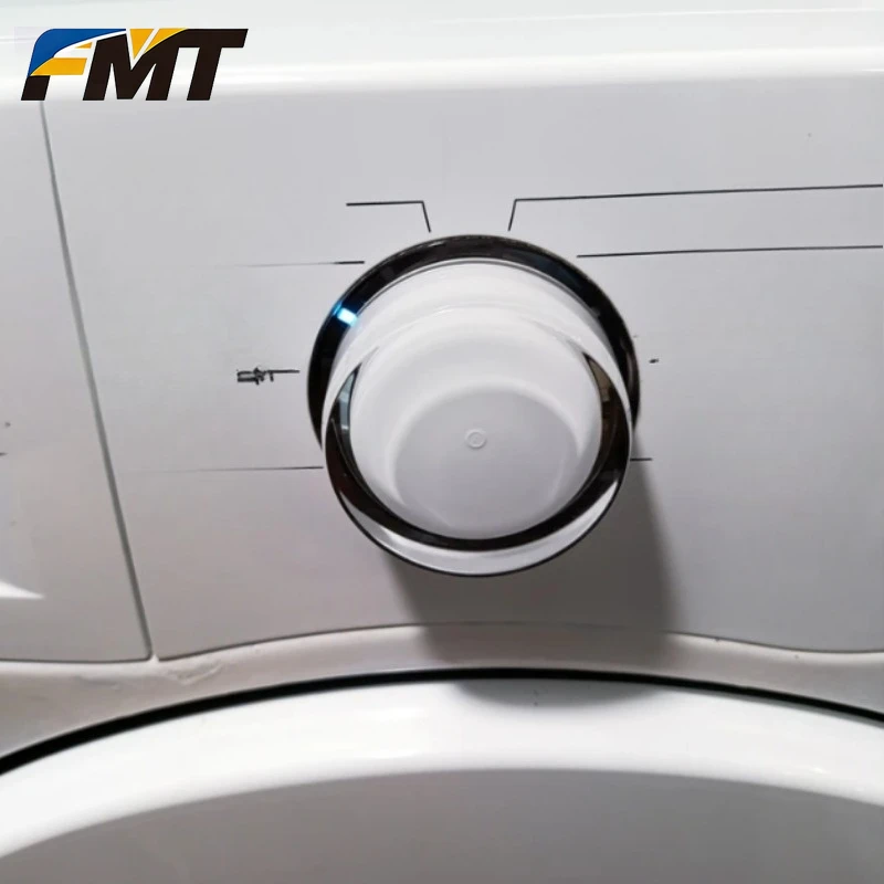 FMTTransparent program selector knob crystal white for Samsung washing machine
