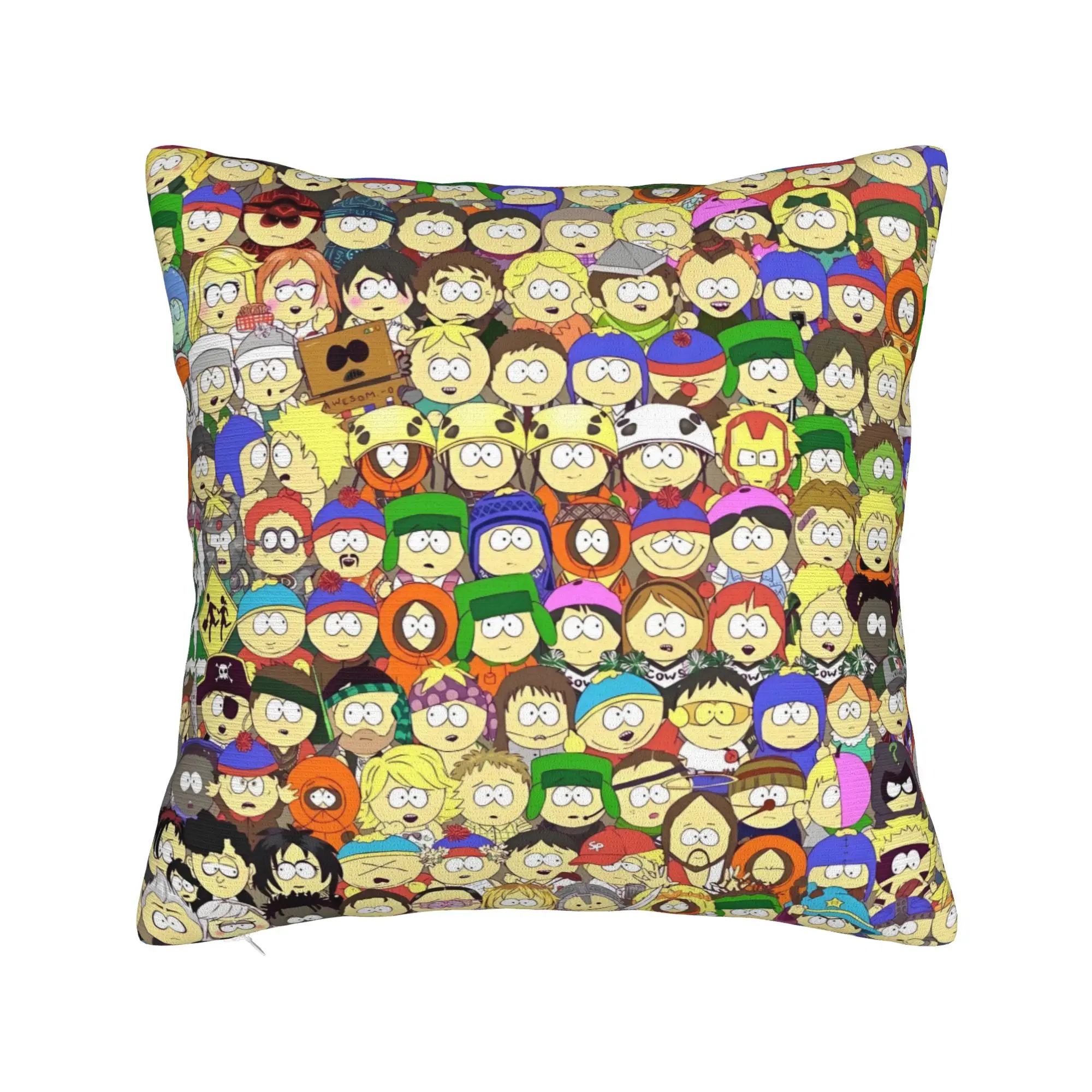Animation South Parks Luxury Throw Pillow Covers Home Decorative Kawaii Movie Chair Cushion