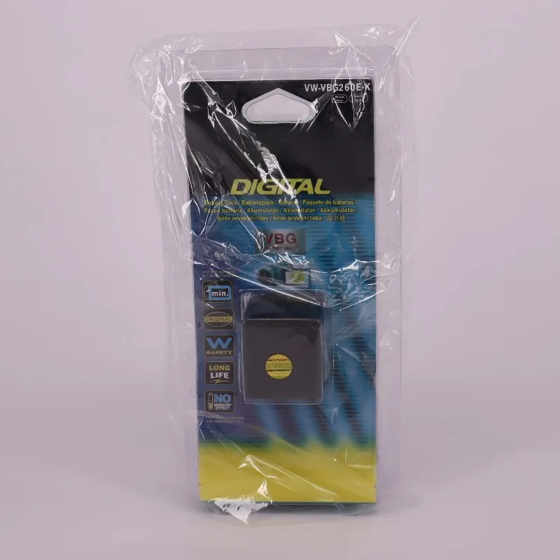 VBG260 Battery 2640mAh Full Decode for Sony HDR-CX680 CX675 CX450 CX900 PXW-Z90 FDR-AX60 AX700 H258GK DX1GK Camcorder