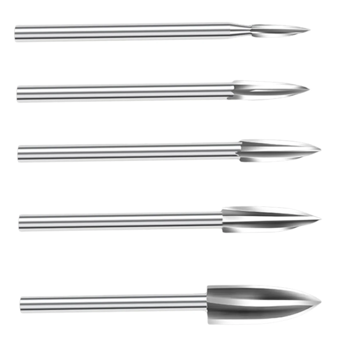 AAA87 сверло для резьбы по дереву, набор сверл для гравировки из быстрорежущей стали, фрезерный станок для корней, заусенцы, точная резьба по дереву, 5 шт.