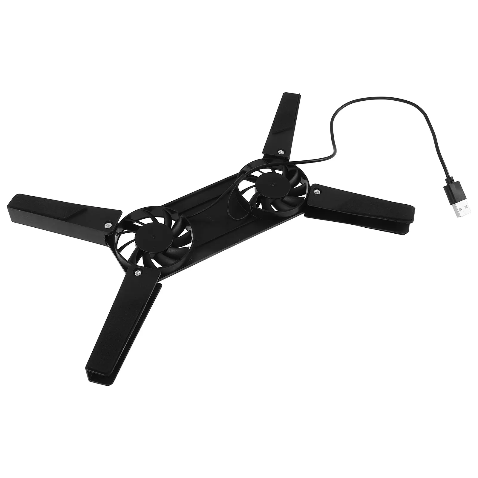 

Gaming Laptop Cooling Stand Air Cooling Pad Ventilation Holder Fan Support Riser For Notebook Ultrabook Usb Charging Anti Slip