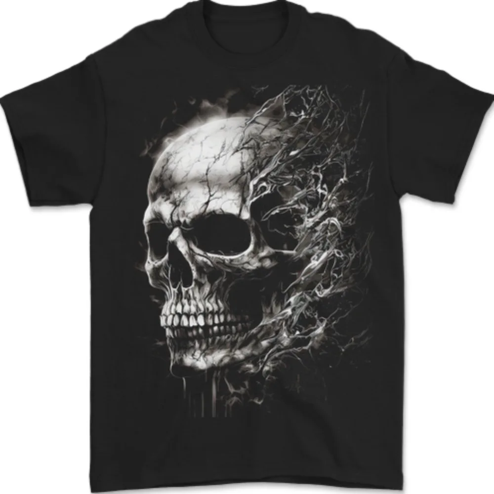 

InterdiMens Women Summer Teesional Skull Mens Women Summer Tees T-Shirt 100% Cotton Anime Graphic