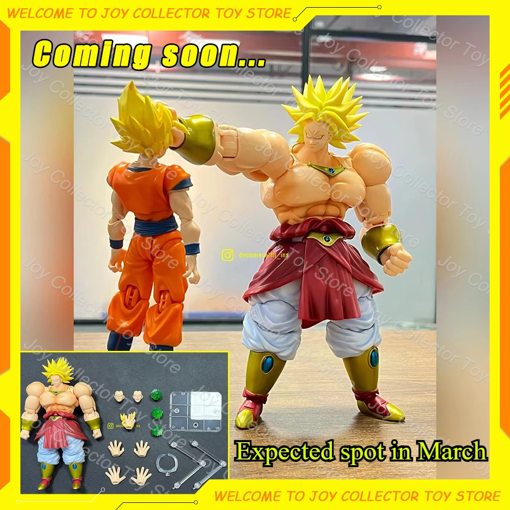 Demoniacal Fit Dragon Ball Legendary Berserker Action Figures Broly Anime Figure Gk Figurine Pvc Statue Model Collection Toys