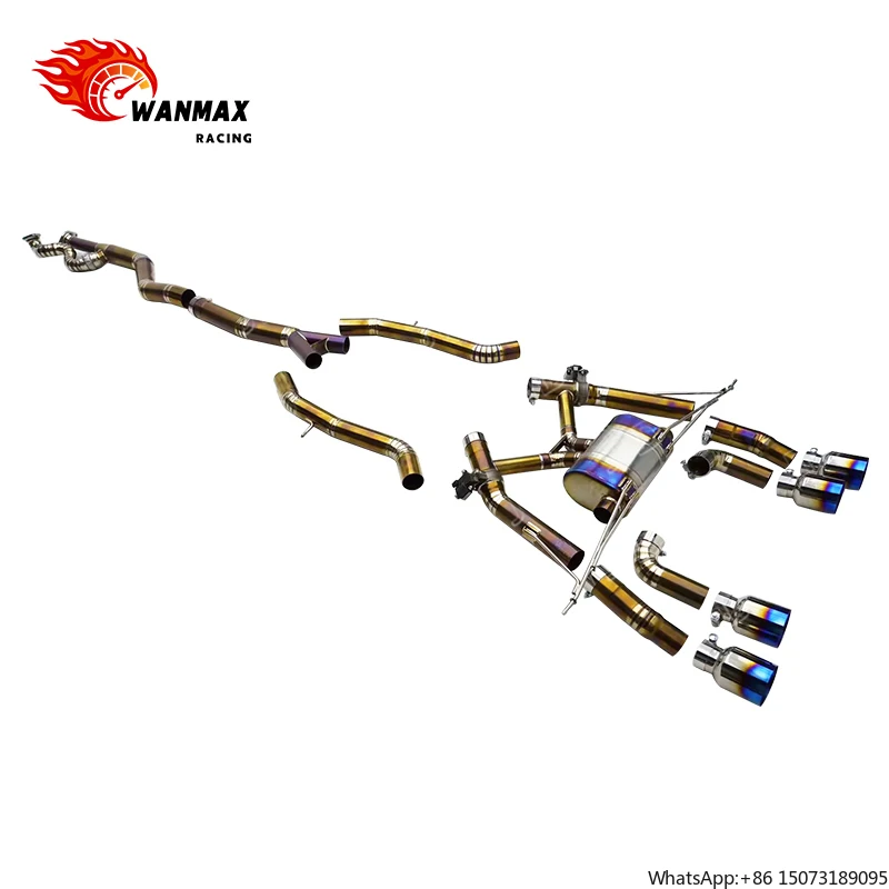 

Titanium Valvetronic Catback Exhaust Pipes for G80/G82 M3/M4/G8X with Valve Control