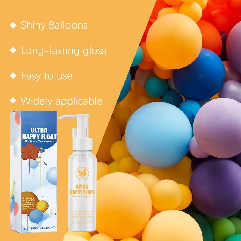 Balloon Extend Floating Time Professional Eco-Friendly Solution To Extend Floating Time Professional Helium Balloon Care Gentle