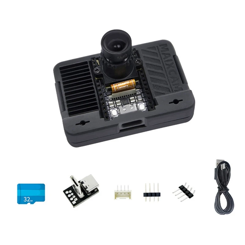 

Для Sipeed Maixcam макетная плата RISC V AI Kit 32G WIFI6 4MP Cam 2,3-дюймовый сенсорный экран Поддержка 1 TOP NPU Python/C++