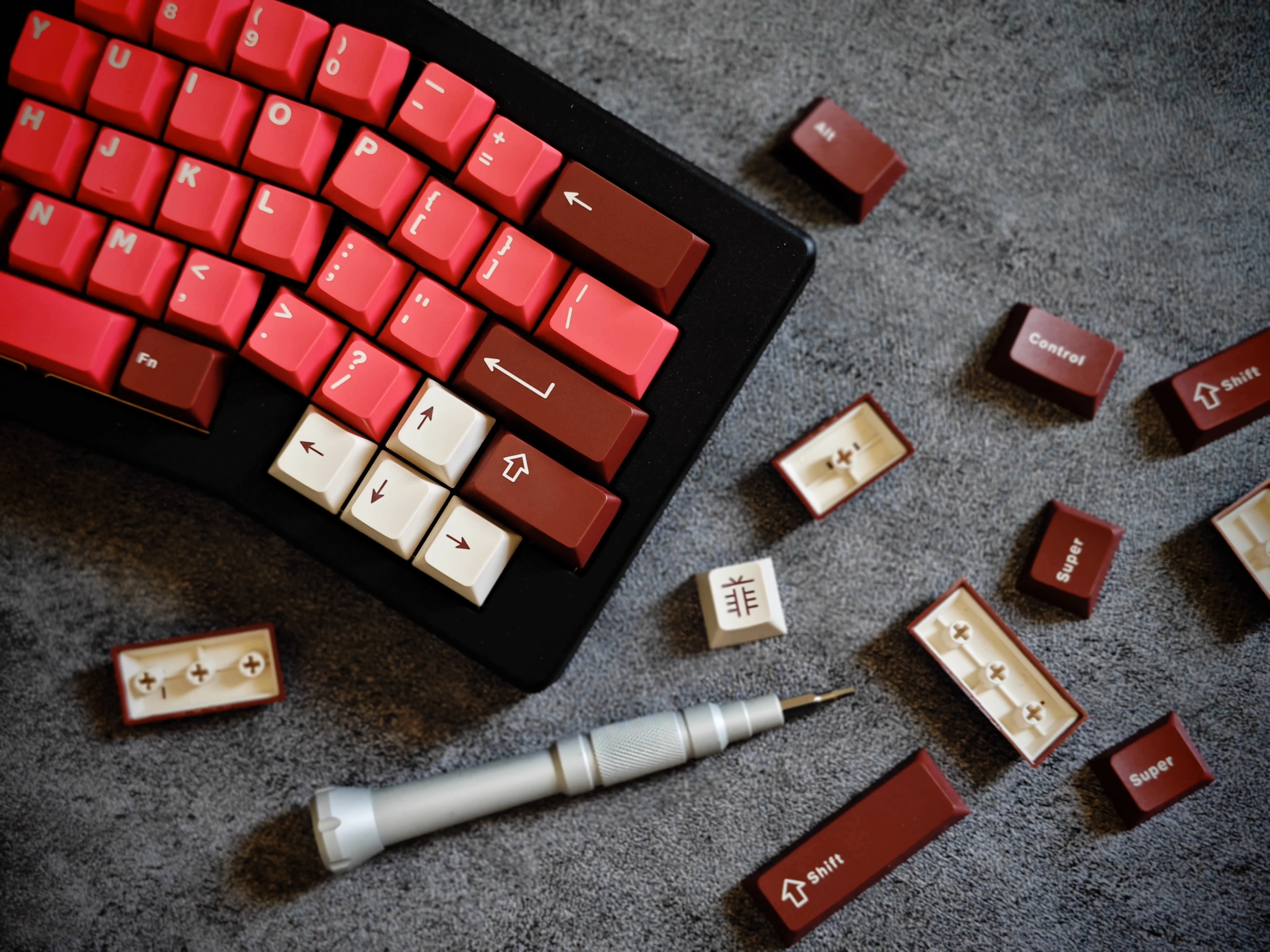 Imagem -01 - Teclado Gmky Keycaps Perfil Cereja Tiro Duplo Abs Pbt Apto para Teclado Mecânico Interruptor mx