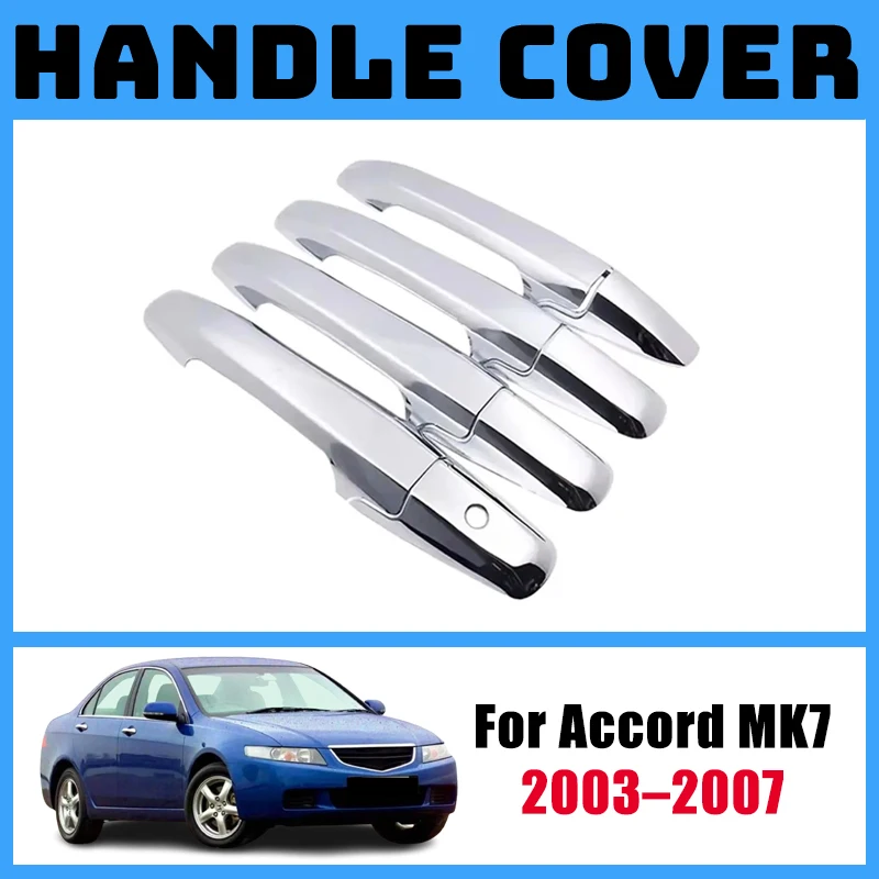 

For Honda Accord 7th gen Euro 2003-2007 Accessories Car-Styling Exterior Outer Door Handle Pull Cover Decor Car Outside Parts