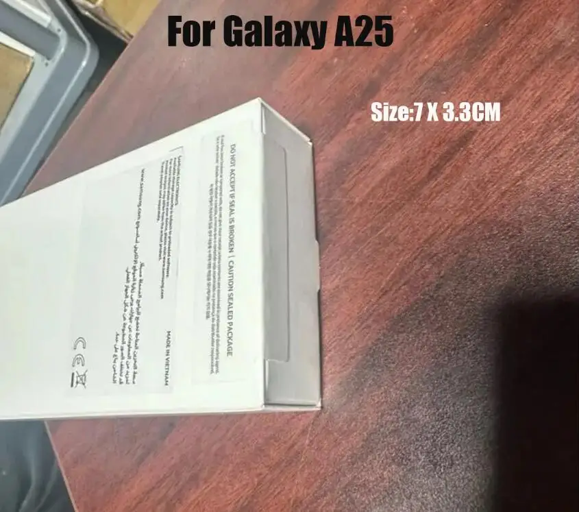 100XPacking Box Sealed Label For Samsung Galaxy A15 A35 A55 A25 S23 S24 Ultra Plus Fold 6 5 Flip 6 5 Box Resealed Sticker