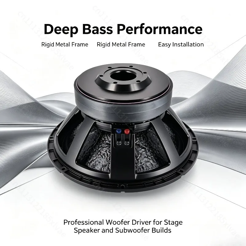 L18X452 18 Inch Active Stage Subwoofer 2000W Dual Magnet 4.5 Inch Voice Coil High Power Bass Audio Speaker