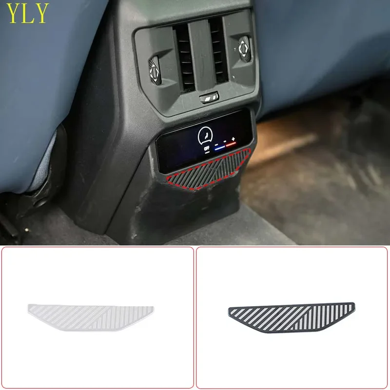 

Stainless steel Black For BMW X3 G45 2025+ Car rear exhaust air outlet mesh mask decorative sticker car interior accessories