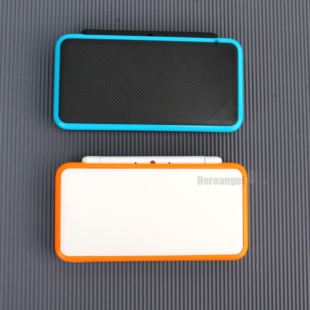 أسود أبيض استبدال الإسكان شل غلاف غلاف لنينتندو جديد 2DS XL LL لعبة وحدة التحكم حامي اكسسوارات