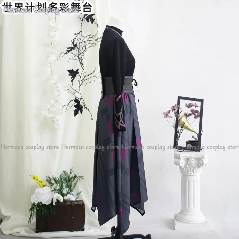

A;3\v,7'd/Asahina Mafuyu Cosplay Costume Uniform Wig Halloween Party Outfit for Women Men Carnival Props6'b\7.n;8/