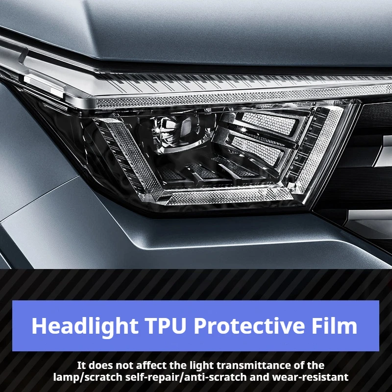 Car Headlight Tint Black Transparent Protective Film Fit for Audi A3 8Y Sportback Sedan 2021 Protection TPU Sticker Accessories