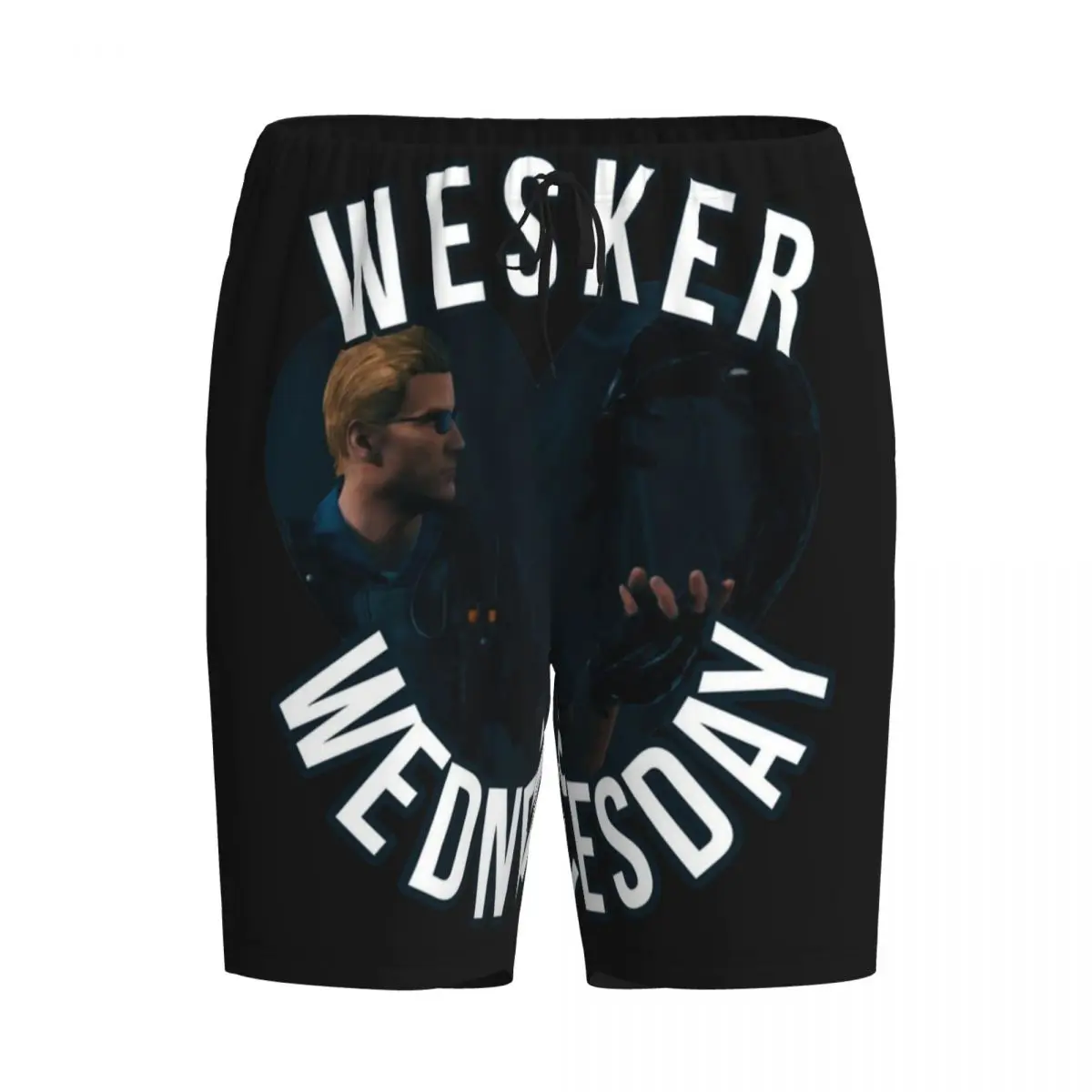 

Мужские пижамные штаны Custom On Wednesdays We Wear Wesker Albert Shorts: брюки для сна и отдыха