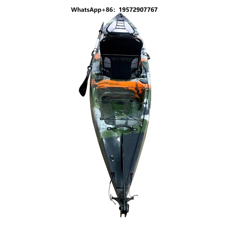 Angler Sit-on-Top Fishing Kayak From China Featuring Upright Chair and Rudder System Included