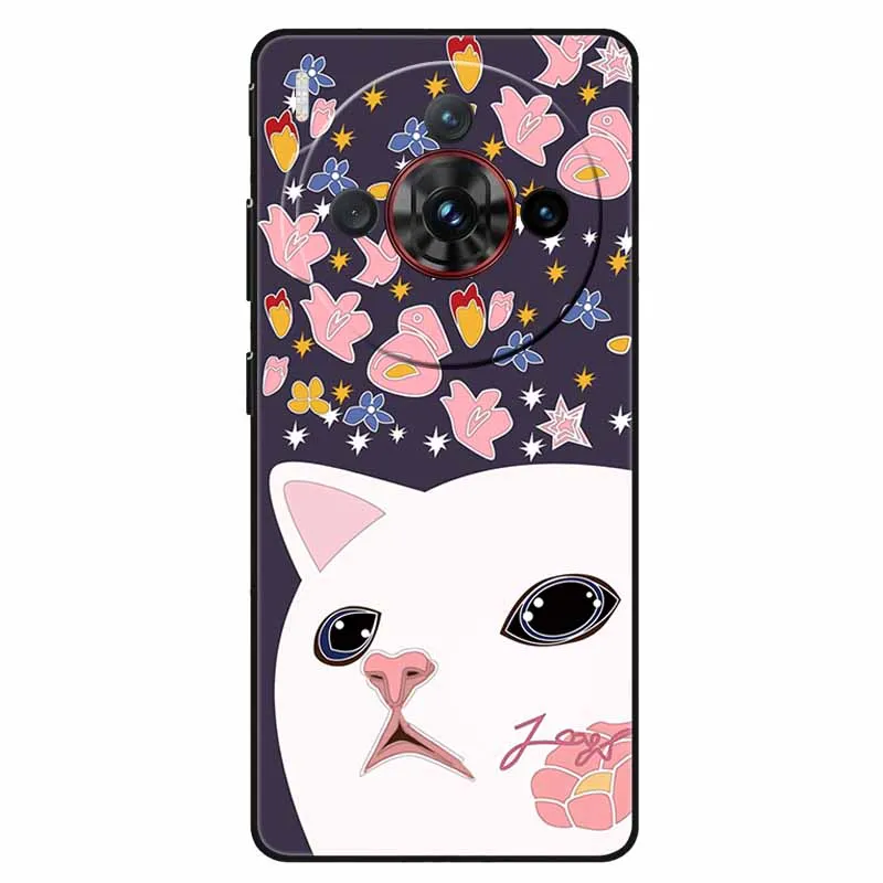 Phone Cases for ZTE nubia Z60S Pro 5G Case Flower Relief Soft Silicon Cover for Coque Nubia Z60S Pro NX725J Back Funda Z 60s Pro